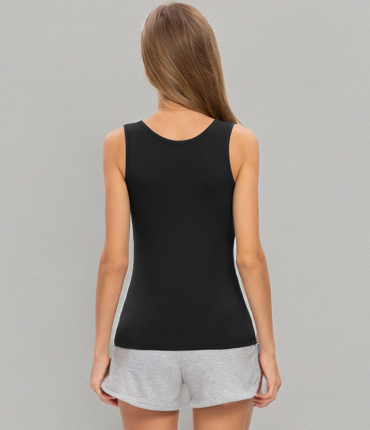 Women's 4-Piece Basic Sleeveless Tank Top Set for Layering