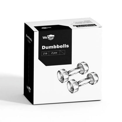 2Lb Neoprene Dumbbell Set - Black