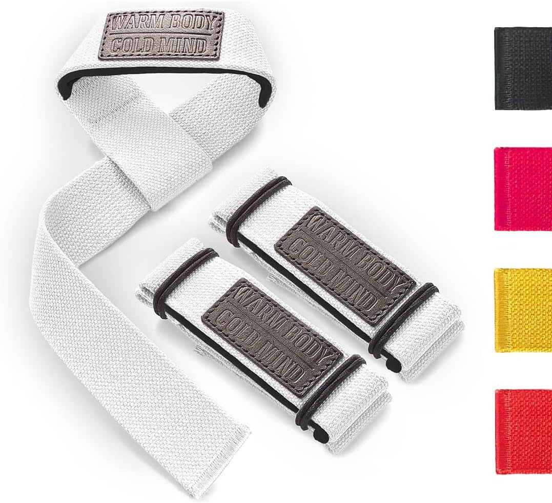 Lasso Lifting Wrist Straps for Cross Training - 770 lb Capacity - Hand Wraps for Olympic Weightlifting, Powerlifting, Bodybuilding, and Deadlifts - Durable Cotton Construction