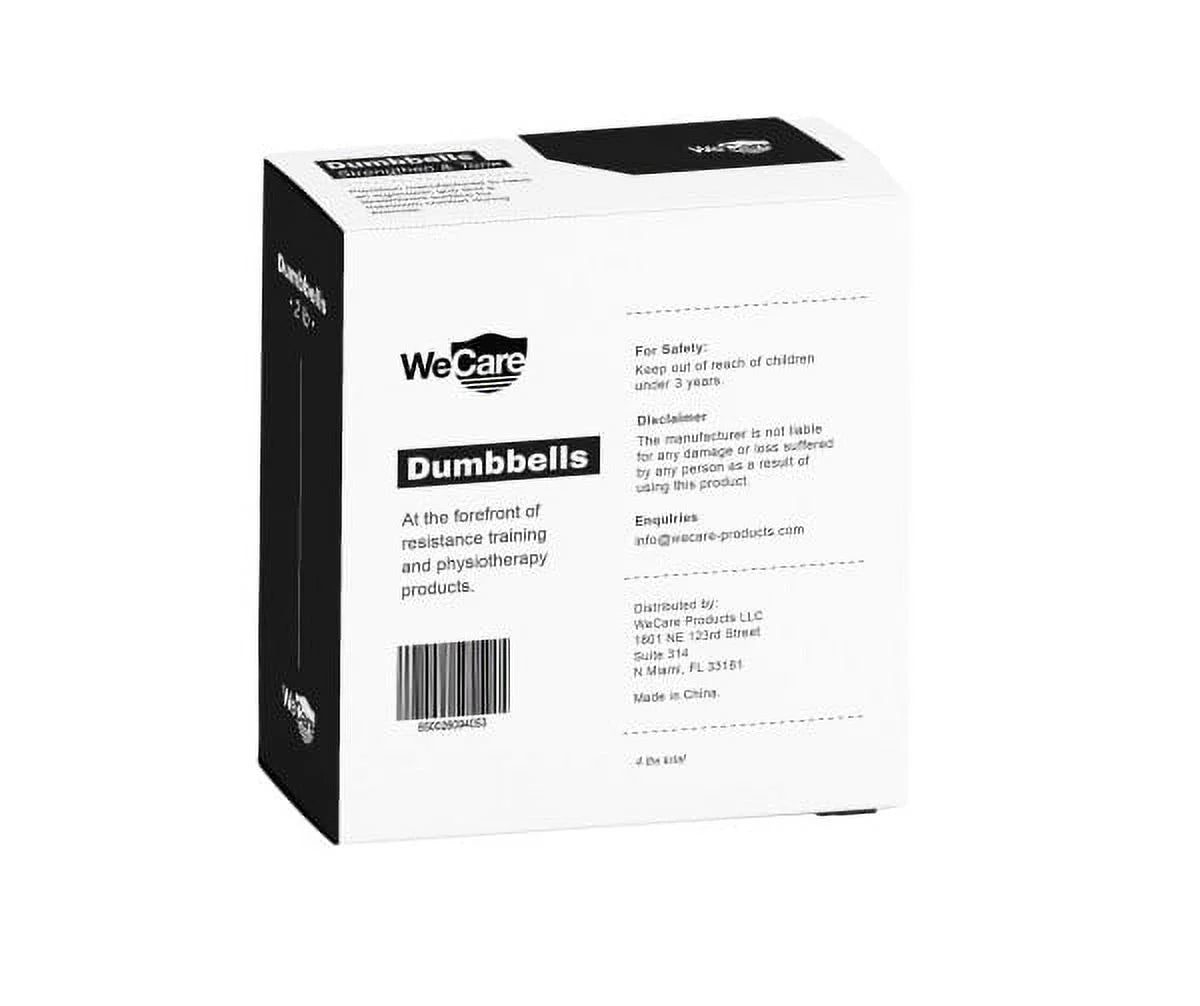 2Lb Neoprene Dumbbell Set - Black