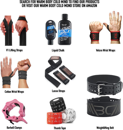 Lasso Lifting Wrist Straps for Cross Training - 770 lb Capacity - Hand Wraps for Olympic Weightlifting, Powerlifting, Bodybuilding, and Deadlifts - Durable Cotton Construction
